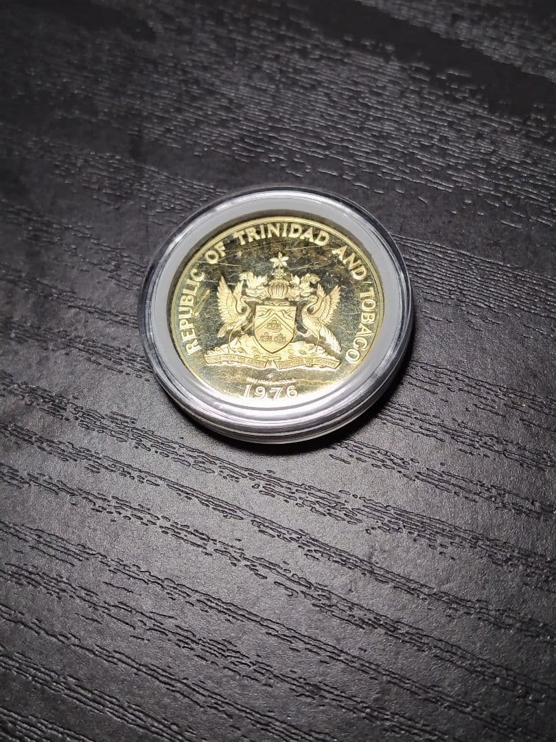 記念金貨 　　　　　　　　 トリニダード・トバゴ共和国 1976年