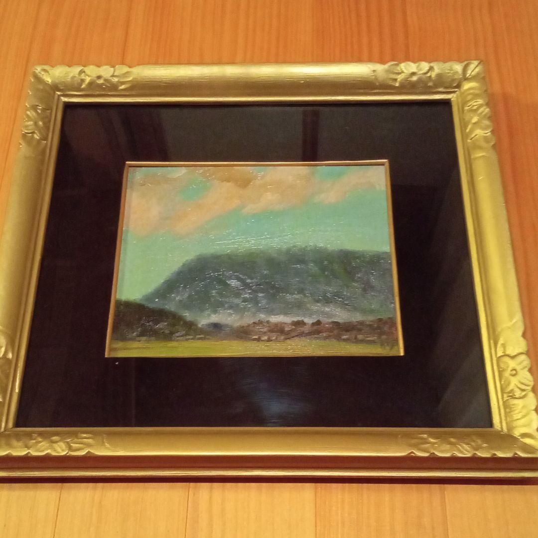 「農村の山里風景」 希少作家 香田勝太