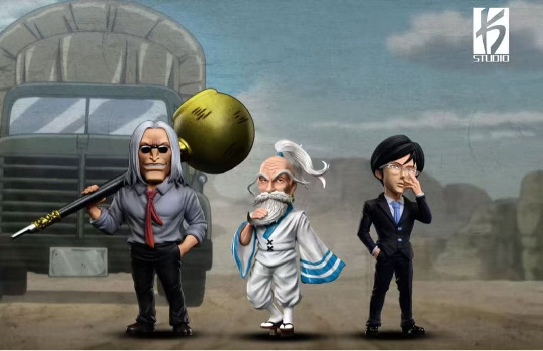 hunter×hunterアイザック＝ネテロ ガレージキット ガレキスタチュー⑦