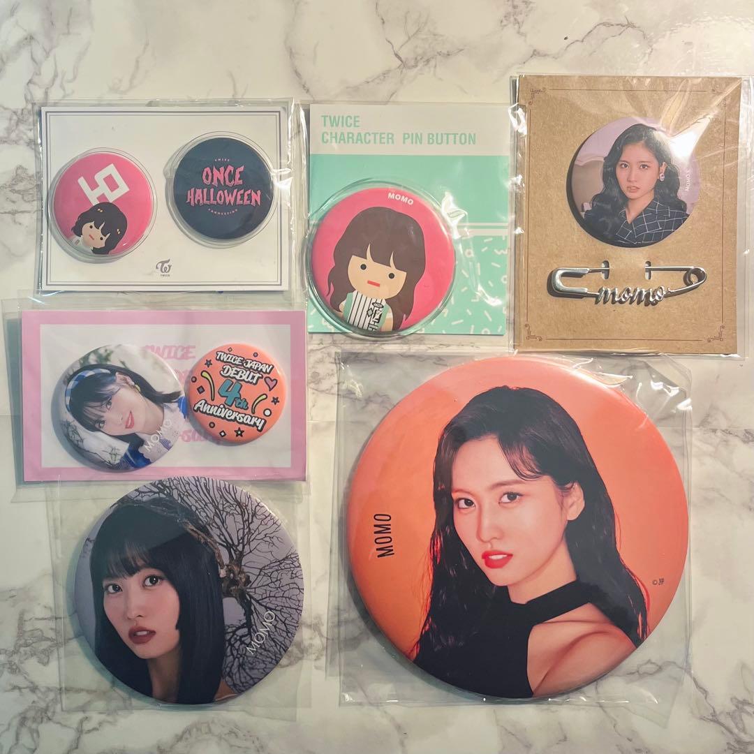 TWICE モモ 缶バッジ セット売り