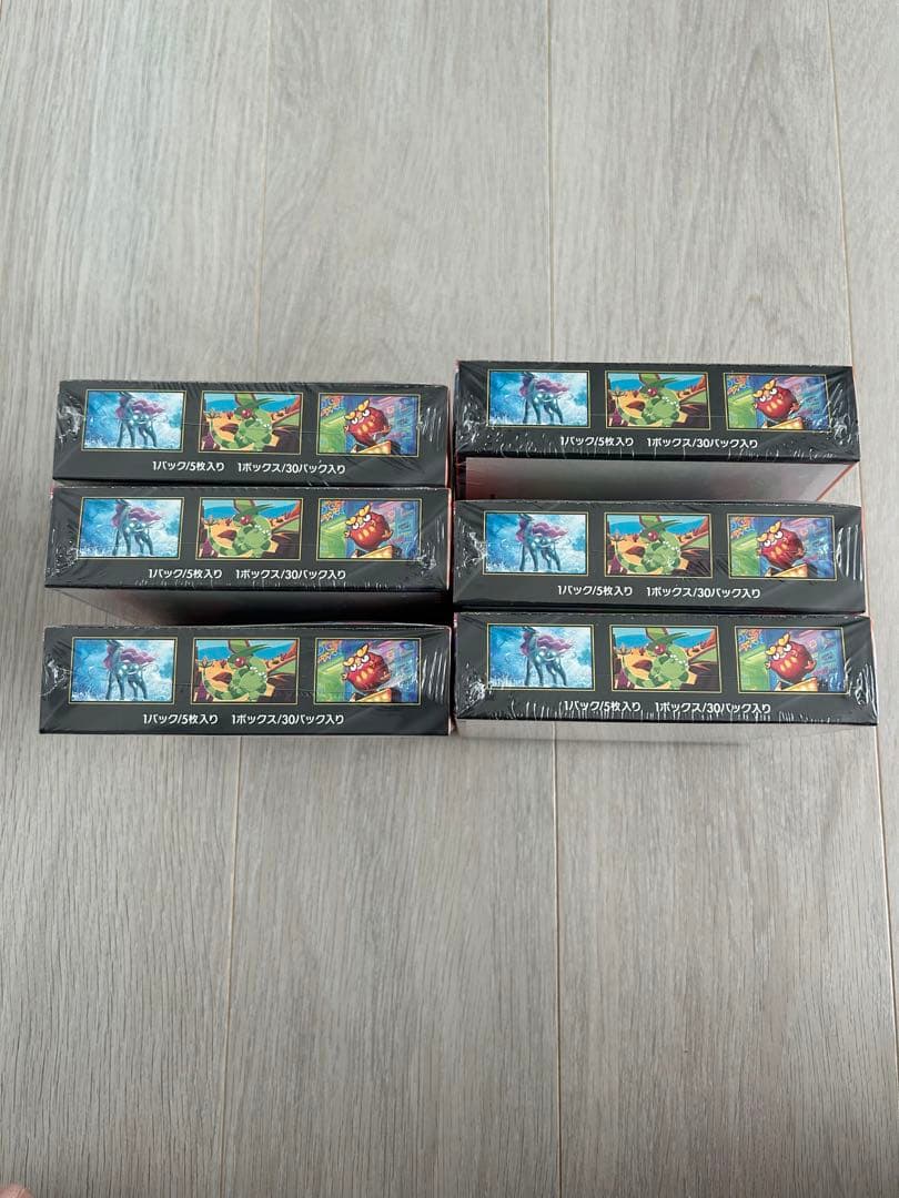 インフェルノX ポケモンカードゲーム 6Box 新品未開封シュリンク付き