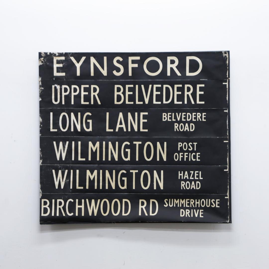 英国 イギリス ヴィンテージ バスロール サイン ポスター オブジェ 壁面