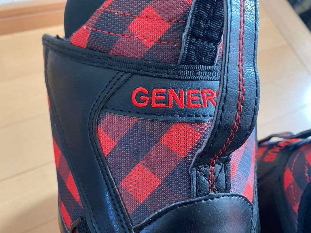 kissmark スノーボードブーツ 靴　23.0㎝ チェック　赤