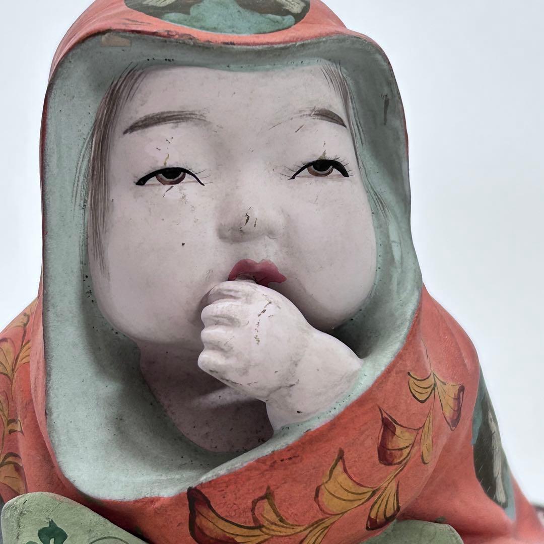 博多人形 佐藤明 八幡太郎義家（幼名：源太丸）童武者人形 五月人形 珍品