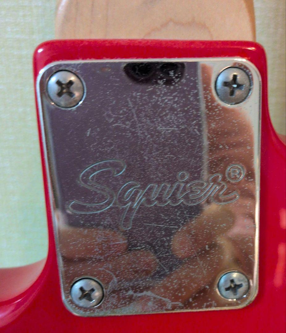 エレキギター　Squier Mini　レッド