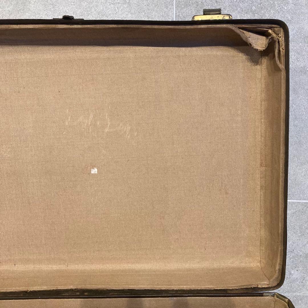 特大 ヴィンテージ トランクケース トランクバッグ 67cm×43cm 古道具⑦