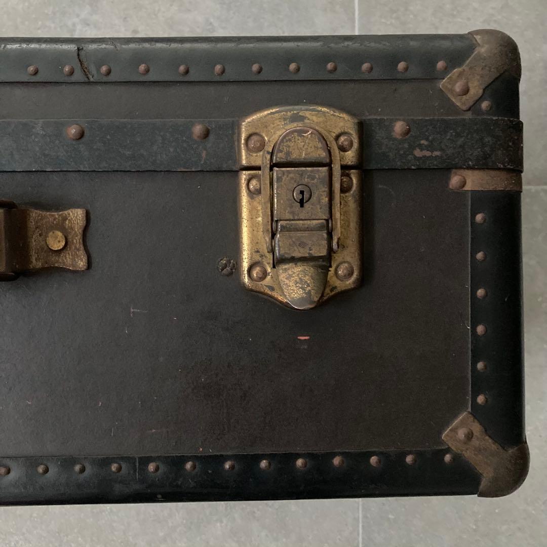特大 ヴィンテージ トランクケース トランクバッグ 67cm×43cm 古道具⑦
