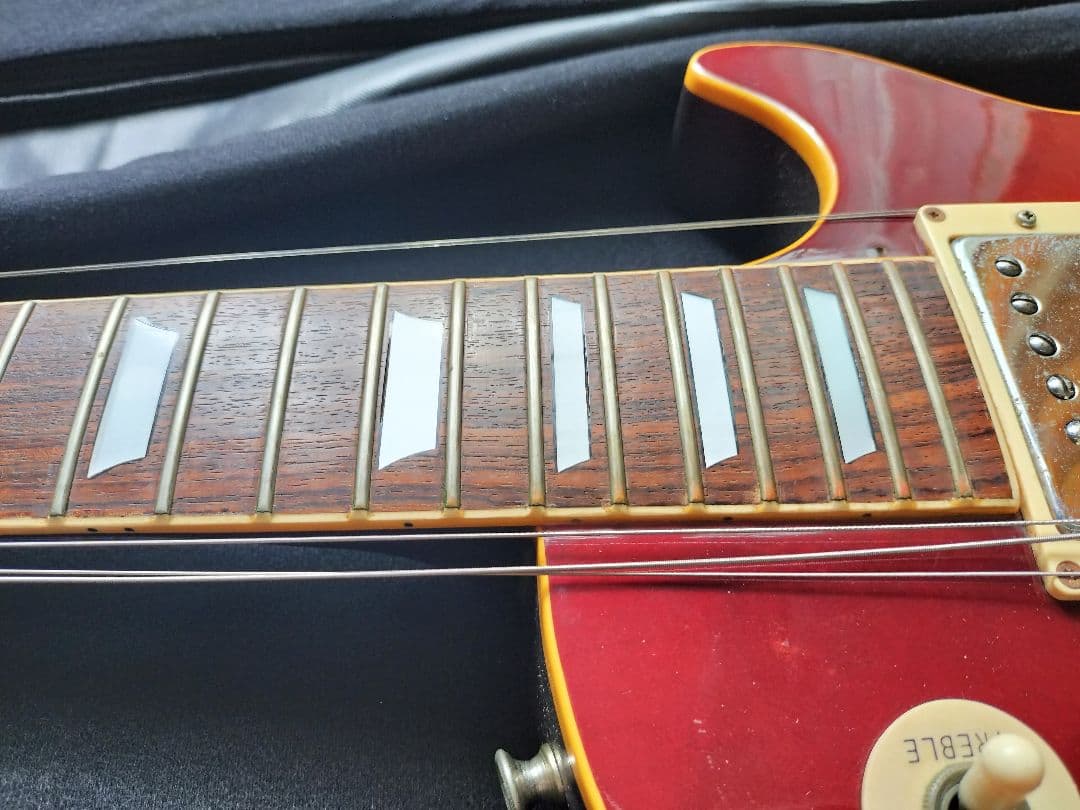 Greco☆’77年製レスポール トラ杢 ほぼオリジナル Tokaiギグバッグ付