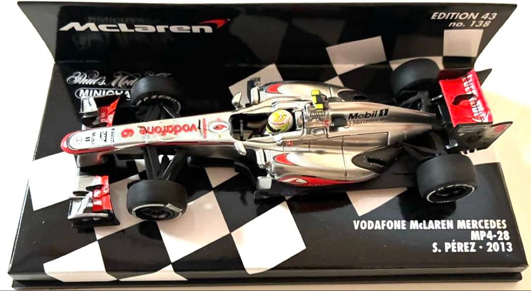 ミニチャンプス　スパーク等　F1 ミニカー　ペレス　マクラーレン等セット1/43