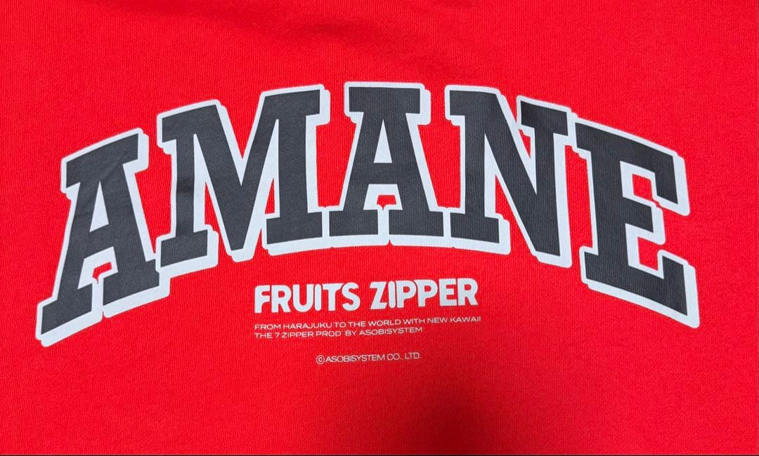 【セール中】FRUITS ZIPPER Zip-up hoodie 月足天音