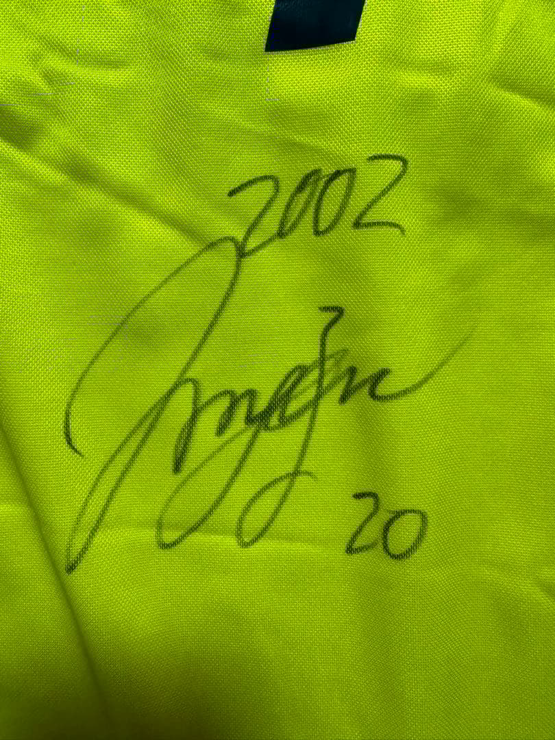 最終価格　選手仕様　柏レイソル2002ユニフォーム　明神サイン入り