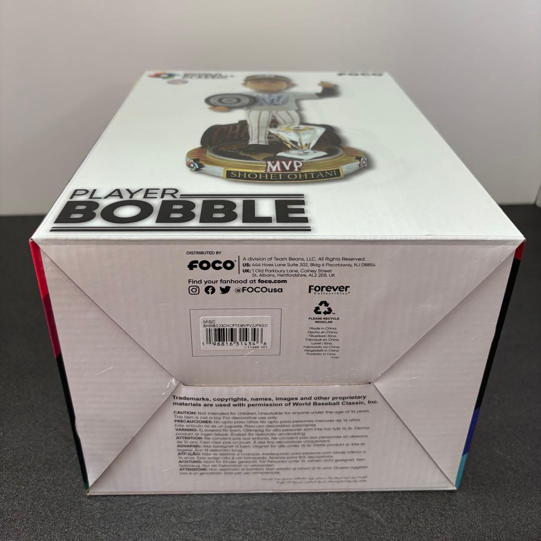 【大谷翔平】2023年WBC 優勝&MVP受賞記念 ボブルヘッド 123個限定！