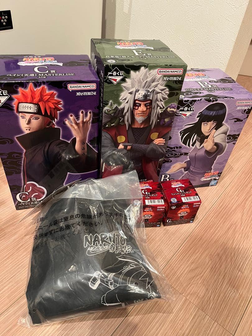 NARUTO 一番くじ　自来也、ペイン、ヒナタ