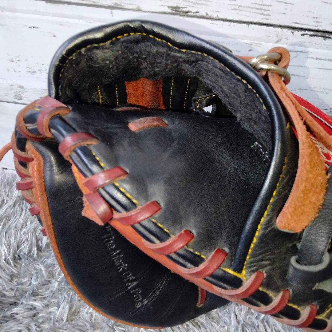 【即戦力】ローリングス 一般軟式 キャッチャーミット ゲーマー ブラック×レッド