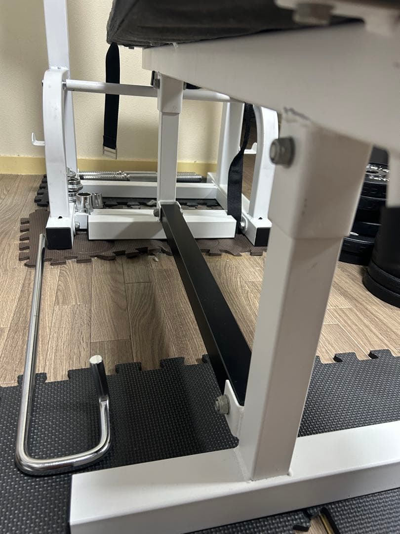 【大阪近郊の直接受け渡し限定】ハイパープレスベンチ+ラバーバーベルセット70kg