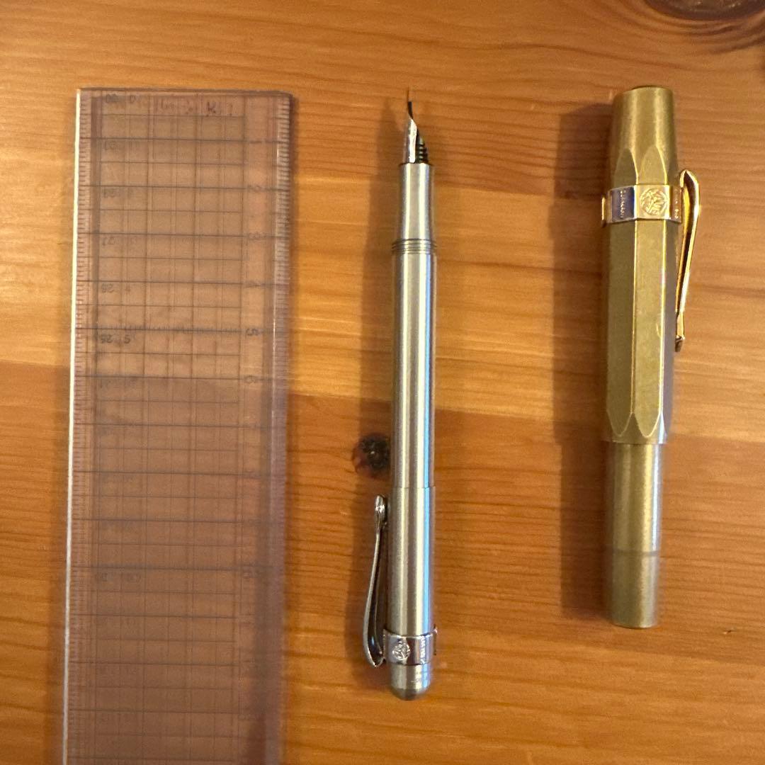 Kaweco ステンレススチール 万年筆 EF