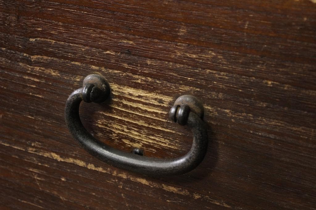 古い時代箪笥 前桐古家具/和家具/和骨董/店舗什器/ローボード/チェスト/収納