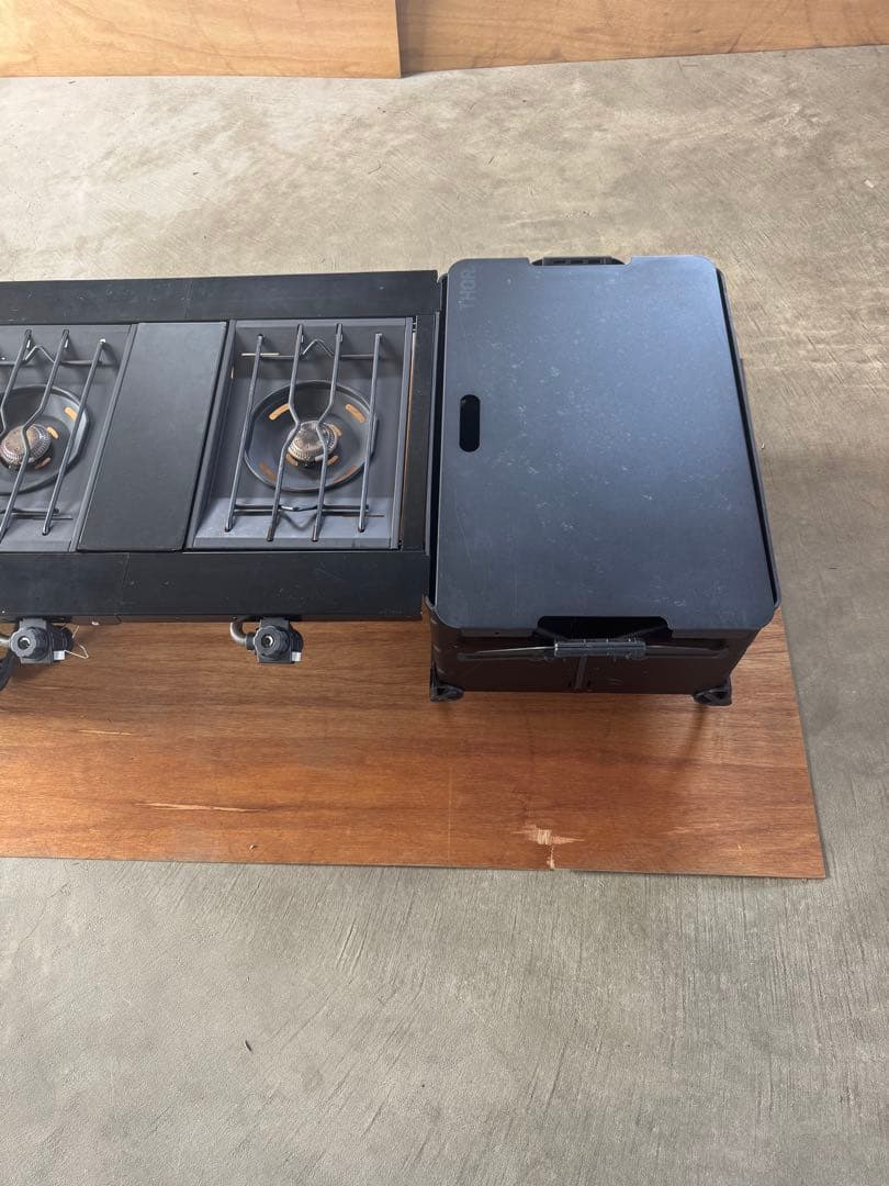 シェルコン50+ブリッジテーブル+フラットバーナー+ピーカーズトレー