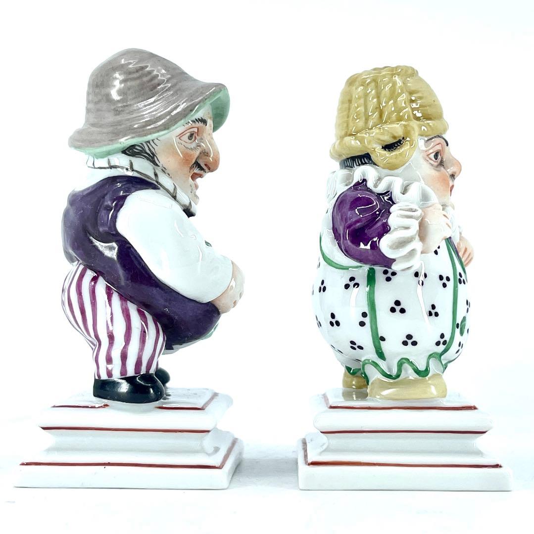 ヴィンテージ　王冠＋N＋Ginori リチャードジノリ　フィギュリン