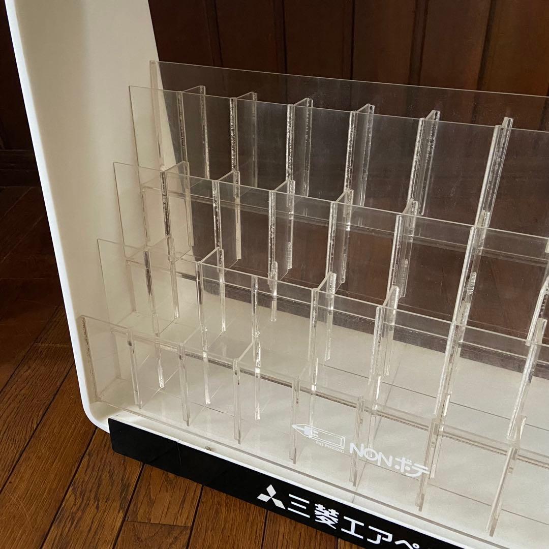 昭和レトロ　店舗什器　ペンスタンド　　三菱ボールペン　スペースエイジ