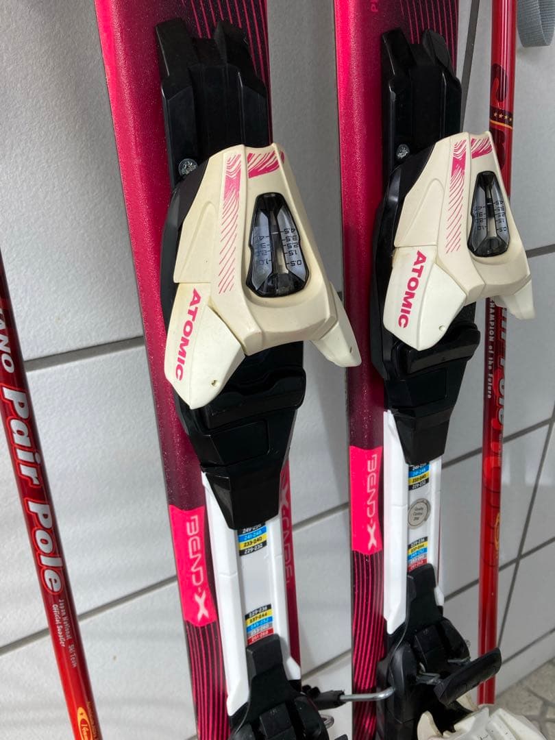 美品　子供用140㎝ ATOMIC X-Drive 8.0 スキーセット