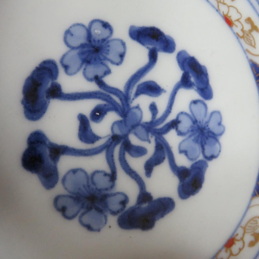 なます皿 変形 角型 色絵 赤絵 染付 古伊万里 江戸 明治 合箱