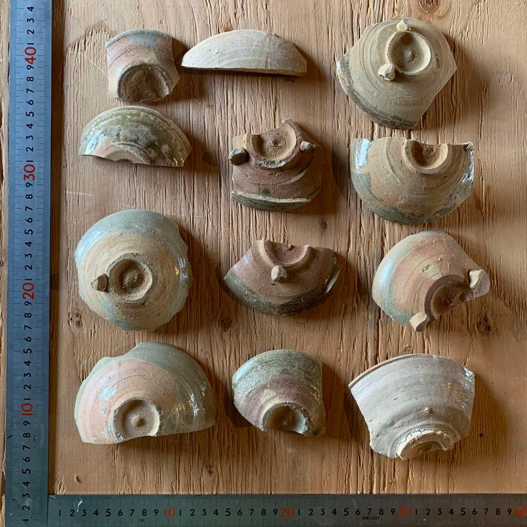 古唐津　陶片　古道具　金継ぎ　呼び継ぎ