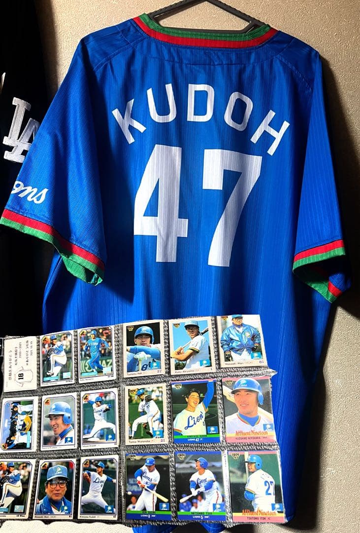 【ファナティックス製】西武ライオンズ 工藤公康レプリカユニフォームおまけカード