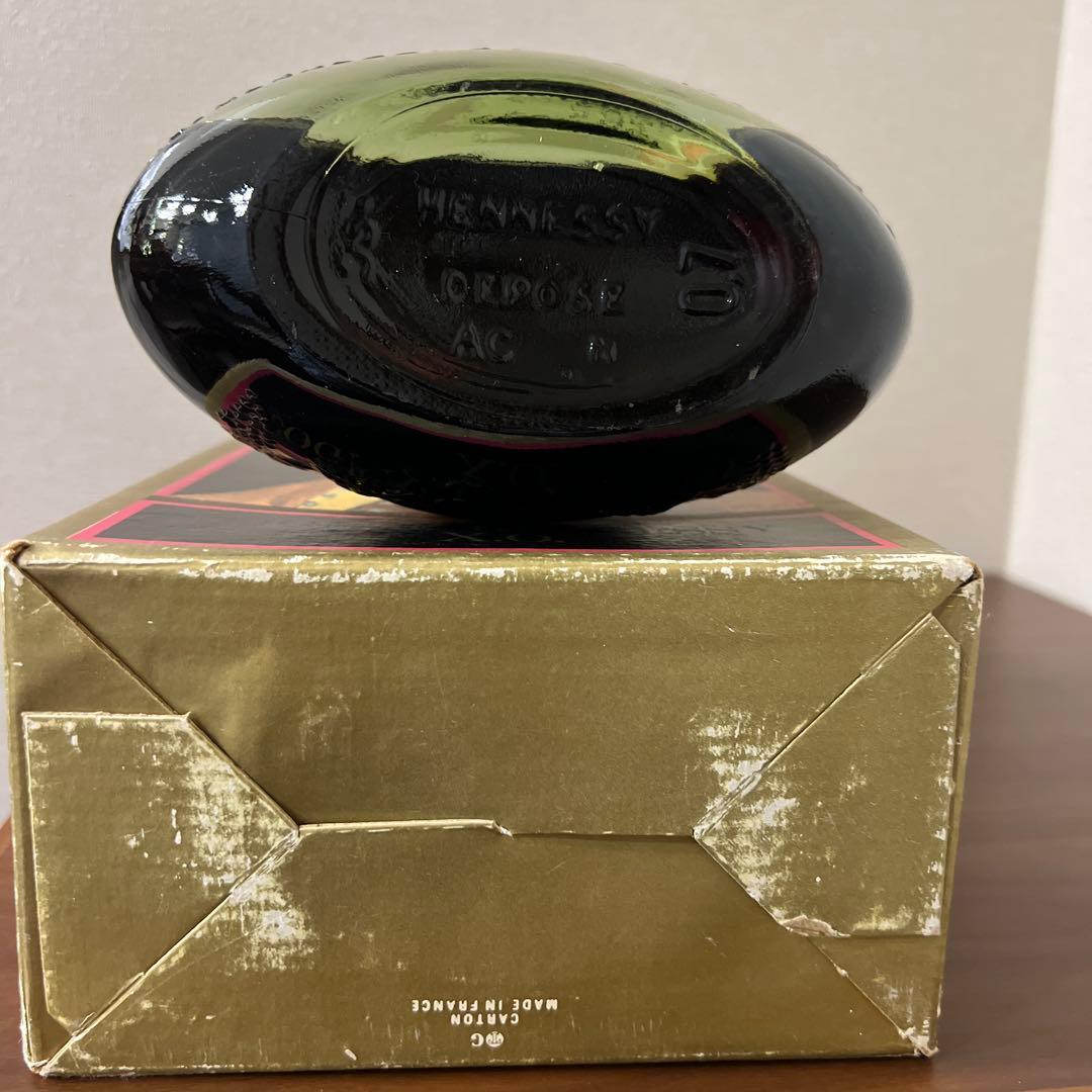 希少 旧ボトル Hennessy XO 金キャップ JA’s 箱付