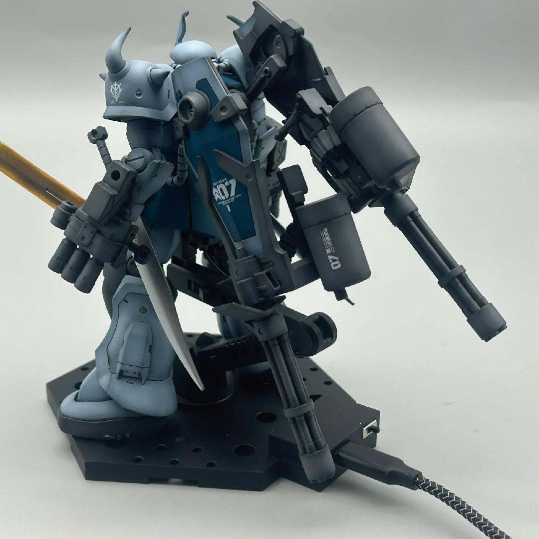 【たーぼー】HGグフカスタム　電飾塗装済完成品