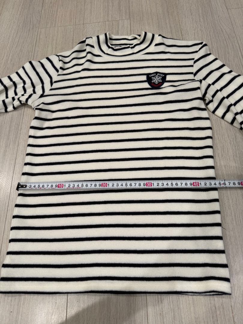 23区 GOLF ボーダー ニット 長袖 メンズ M ゴルフウェア 日本製