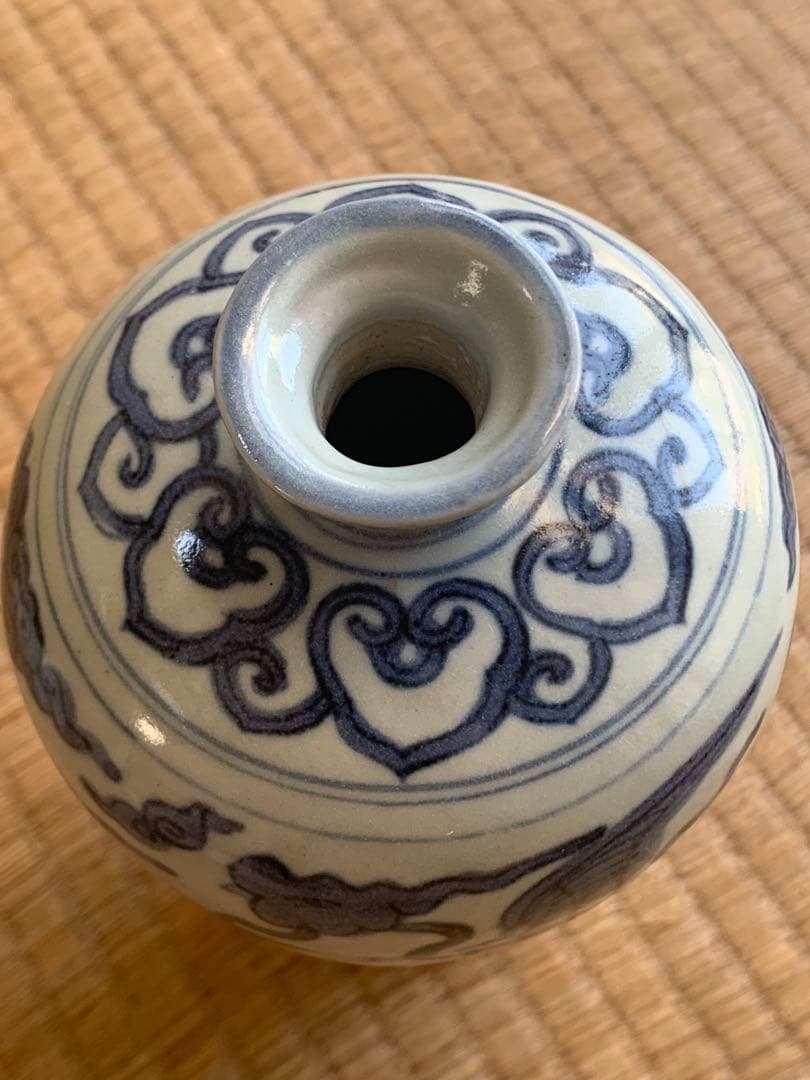 中国明時代染付花瓶