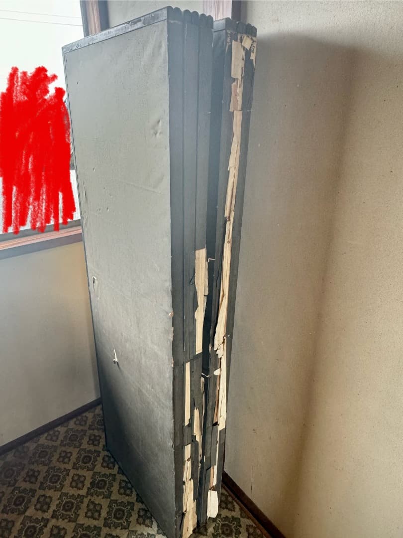 大型六曲屏風　筆名篠崎小竹　書道作品　金箔　六曲一双　屏風　江戸末〜明治初