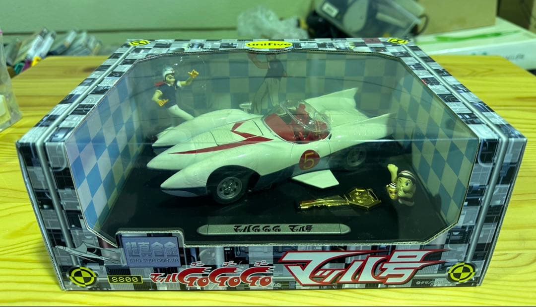 s2153 新品マッハGOGOGO　超真合金 マッハ号　ユニファイブ製フィギュア