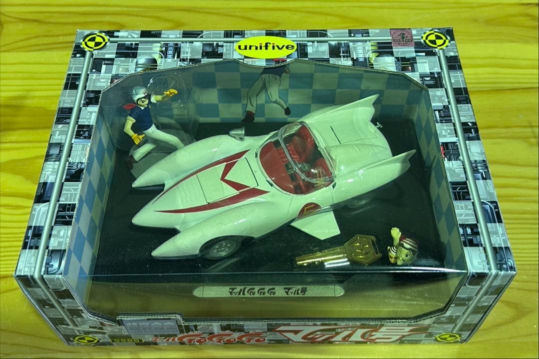 s2153 新品マッハGOGOGO　超真合金 マッハ号　ユニファイブ製フィギュア