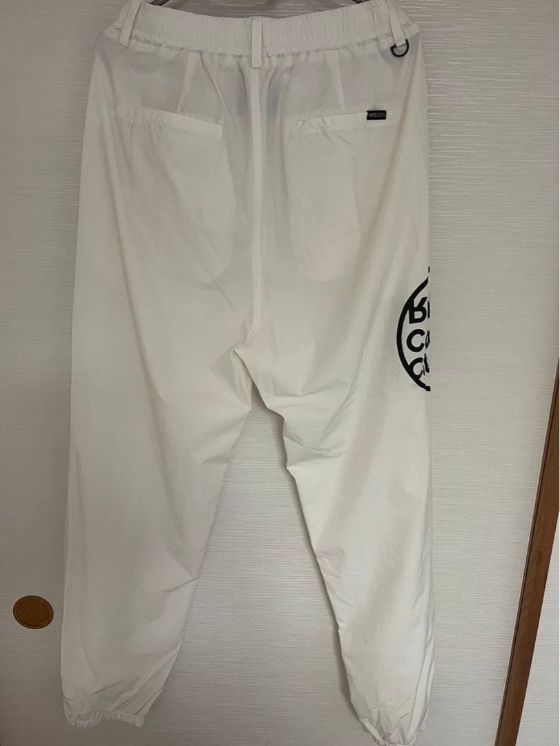 FR2 白色 ロゴ入り メンズパンツ M