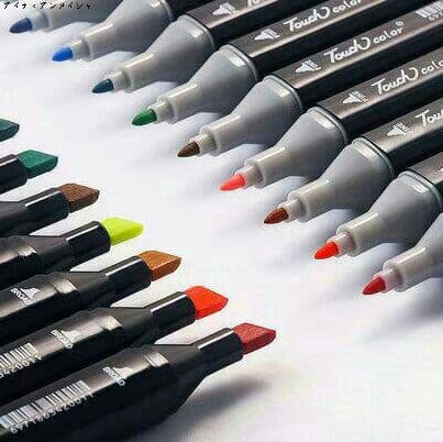 マーカーペン 204色セット 漫画 デザイン イラスト コピック練習用m