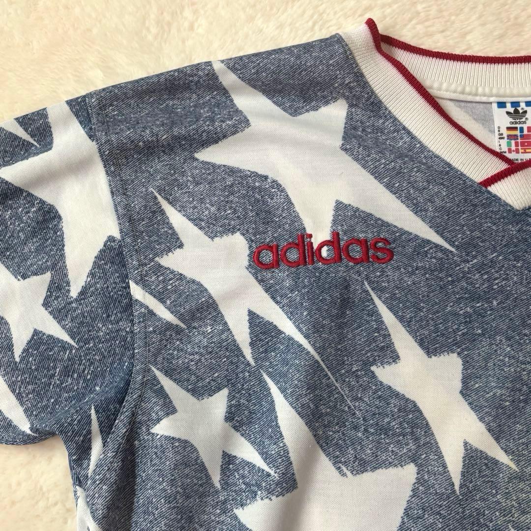 激レア希少　USA製 adidas 94年　W杯　アメリカ代表 背番号　星柄