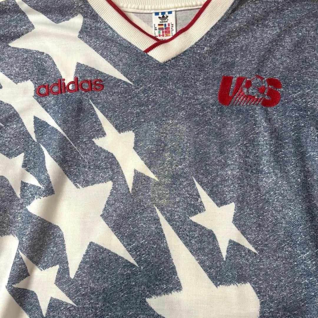 激レア希少　USA製 adidas 94年　W杯　アメリカ代表 背番号　星柄