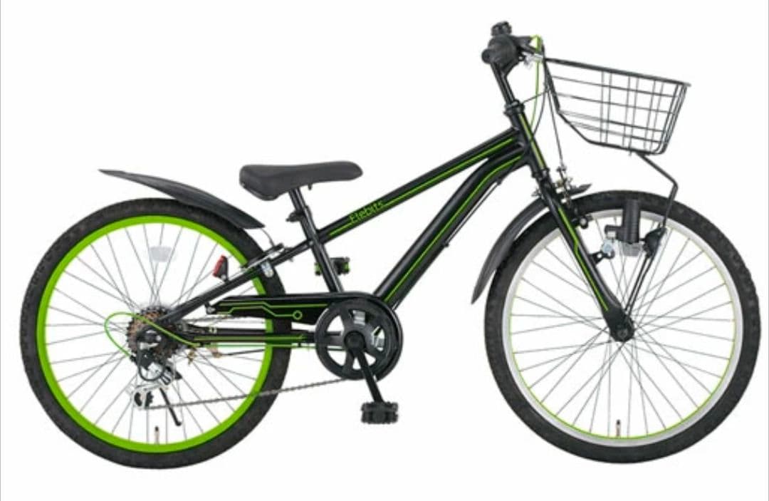 22インチ自転車　6段変速ギヤ　LEDダイナモライト　子供用　ダイワサイクル