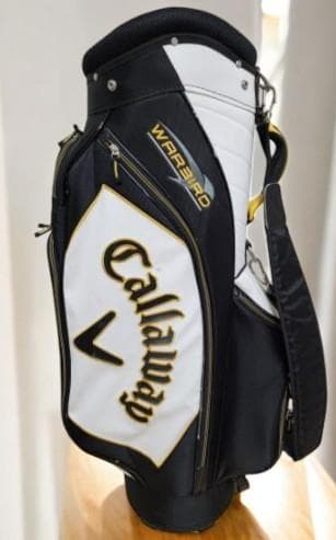 送料無料/美品　Callaway Warbird 高級ゴルフバッグWHｘBKｘY