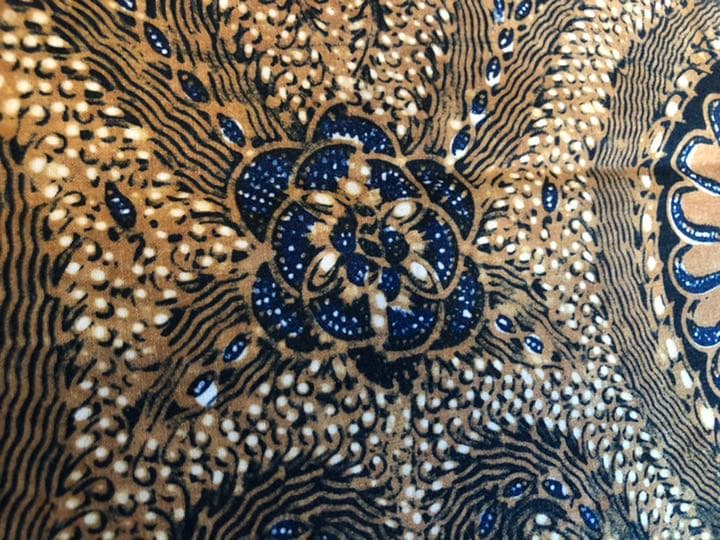 お値下げします！　藍染め　オールドバティック　チャップ(8246)