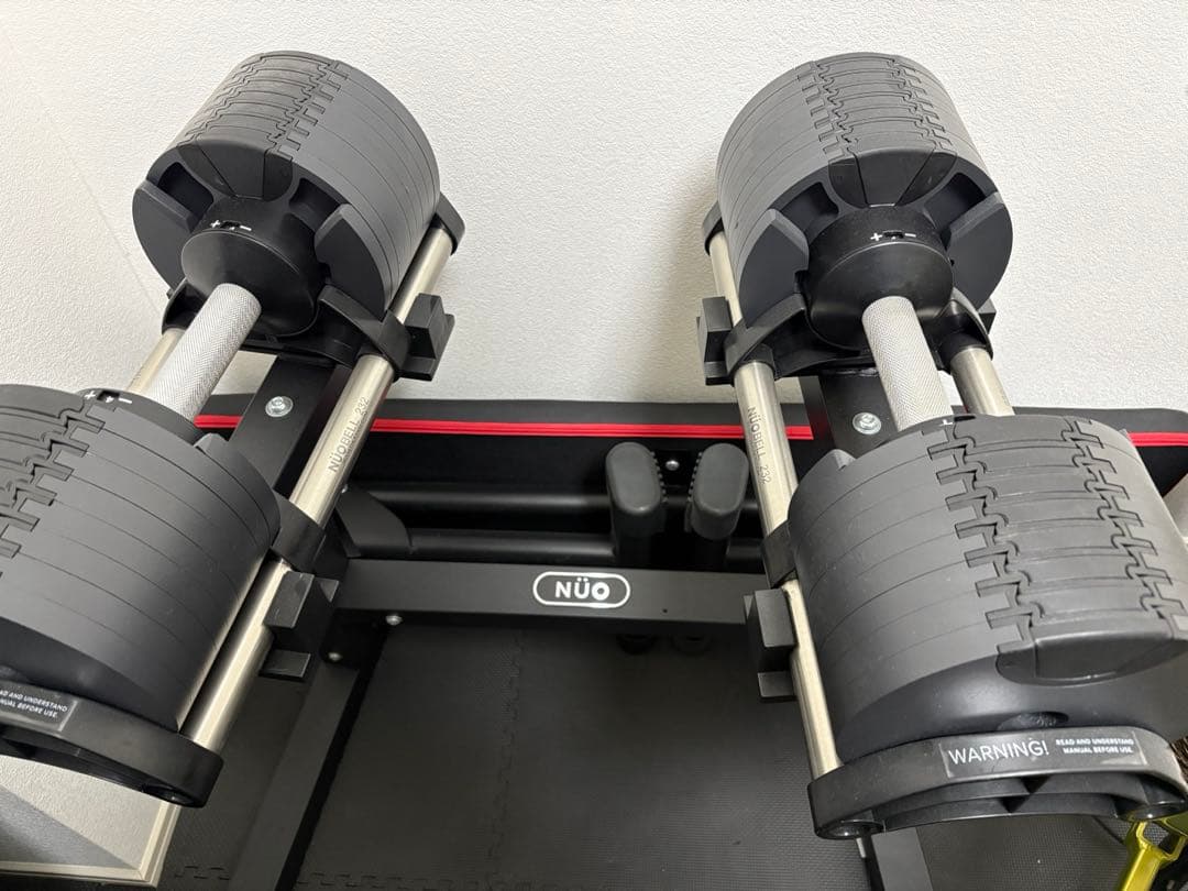 NUO 可変式ダンベル 32kg×2セット台座付き(3/3台座分)