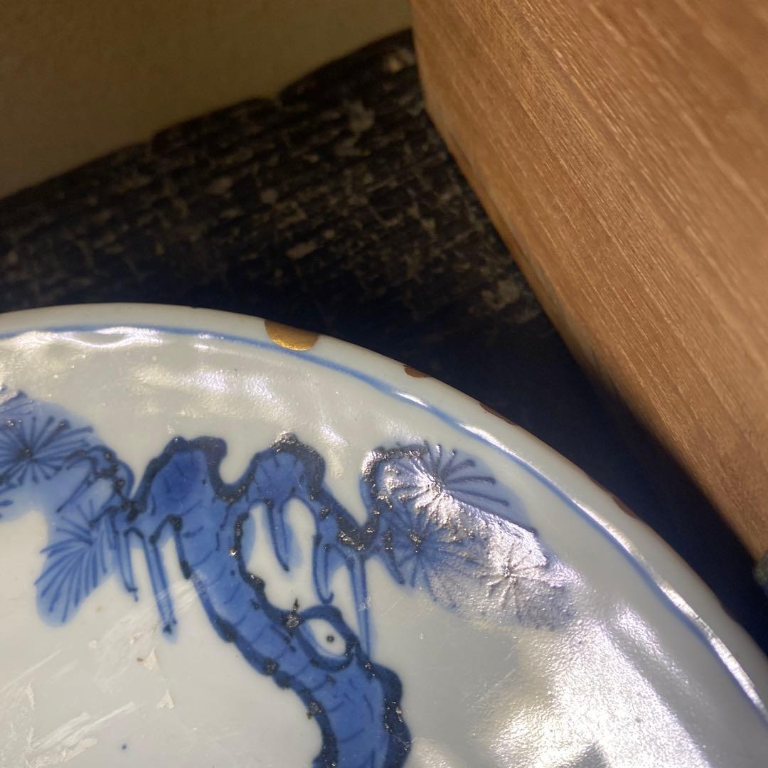 中国染付皿【桐箱付】