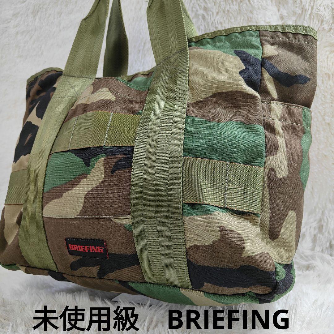 未使用級　BRIEFING ブリーフィング トートバッグ カモフラージュ　ゴルフ