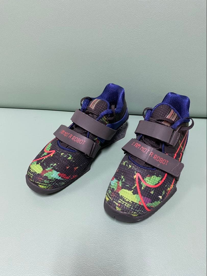 美品　ナイキ ロマレオス 4AMP トレーニングシューズ リフティング シューズ