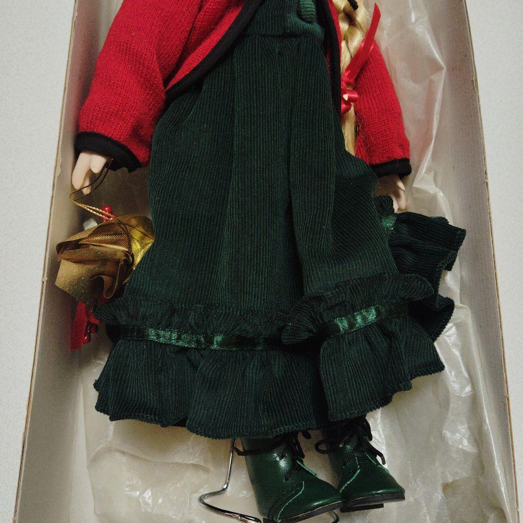 ビスクドール　 クリスマスドール　　アンティークドール　箱入り