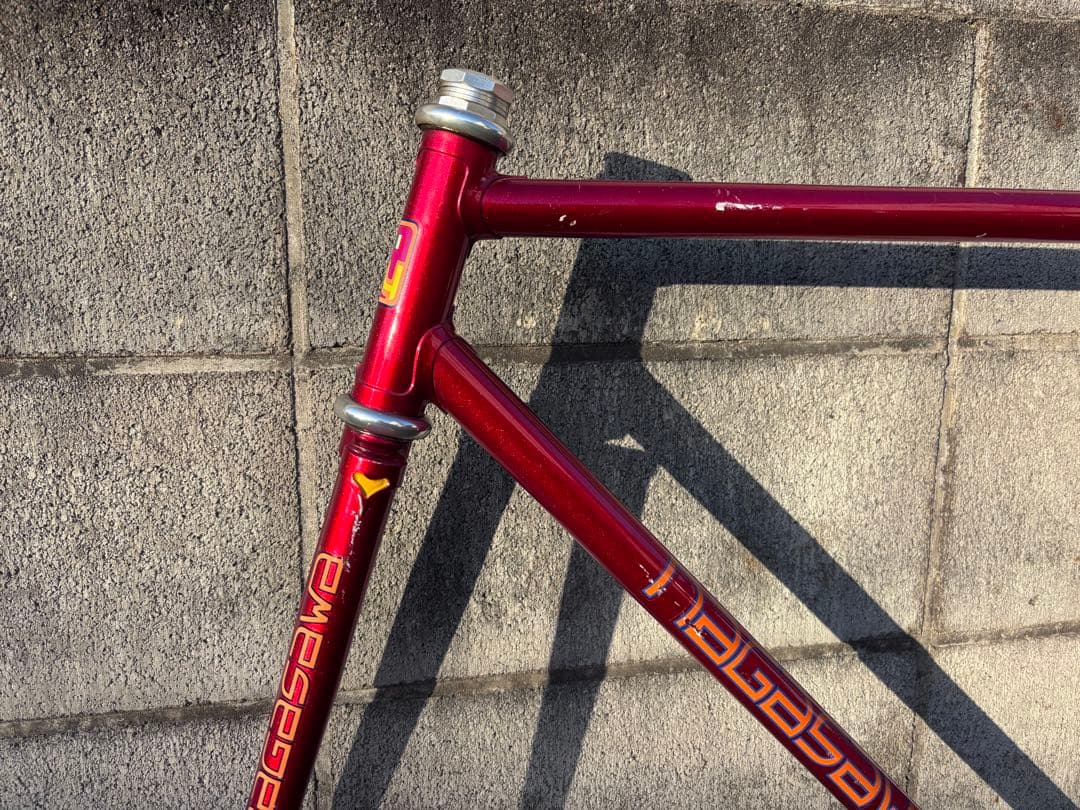 NAGASAWA ピストバイク フレーム NJS 中野レッド C-C530