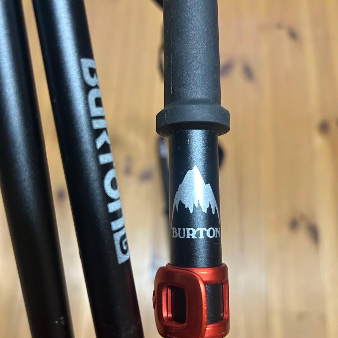 BURTON× トレッキングポール 黒/赤