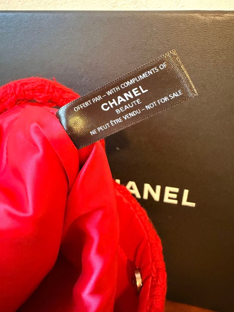 CHANEL シャネル　ビッグ　レッド CCロゴ トートバッグ ノベルティ